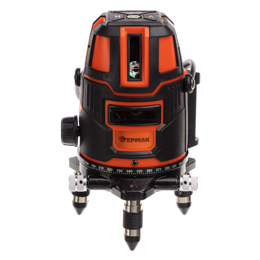 ERMAK Laser level, 3 green beams, 15m, 2400 mAh, charger, safety glasses, case