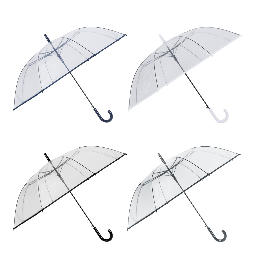 Women's cane umbrella, metal, plastic, PVC, 60 cm, 8 spokes, 4 designs, RST116