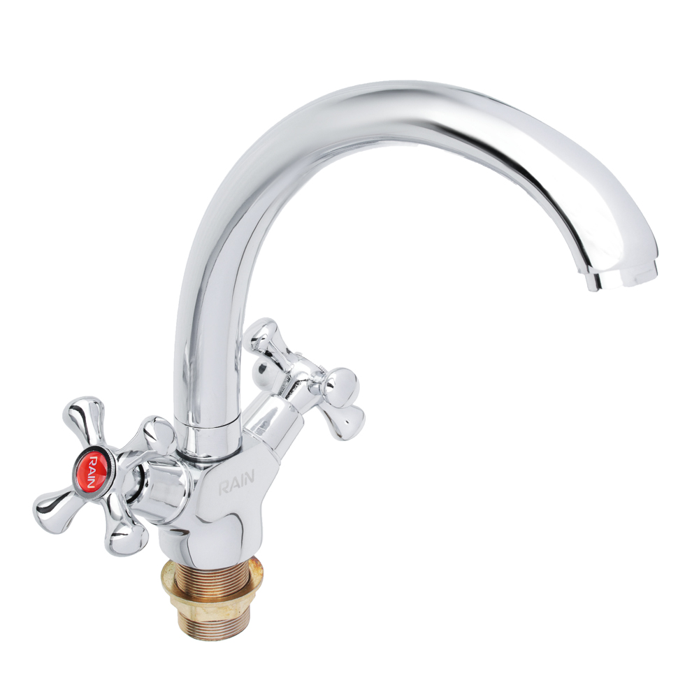 RAIN Kitchen faucet Jade, high, nut, brass, faucet axle 1/2
