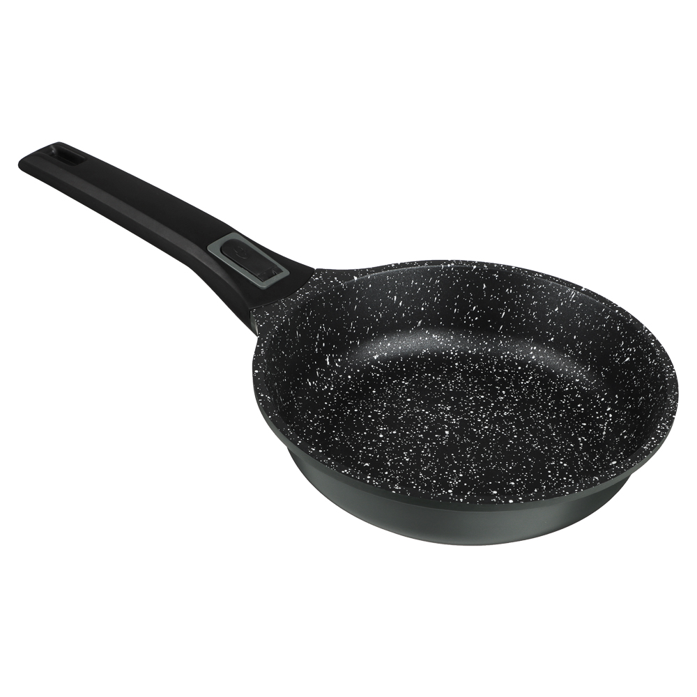 SATOSHI Uranium Cast frying pan d20cm, non-stick coating Marble, induction, removable handle