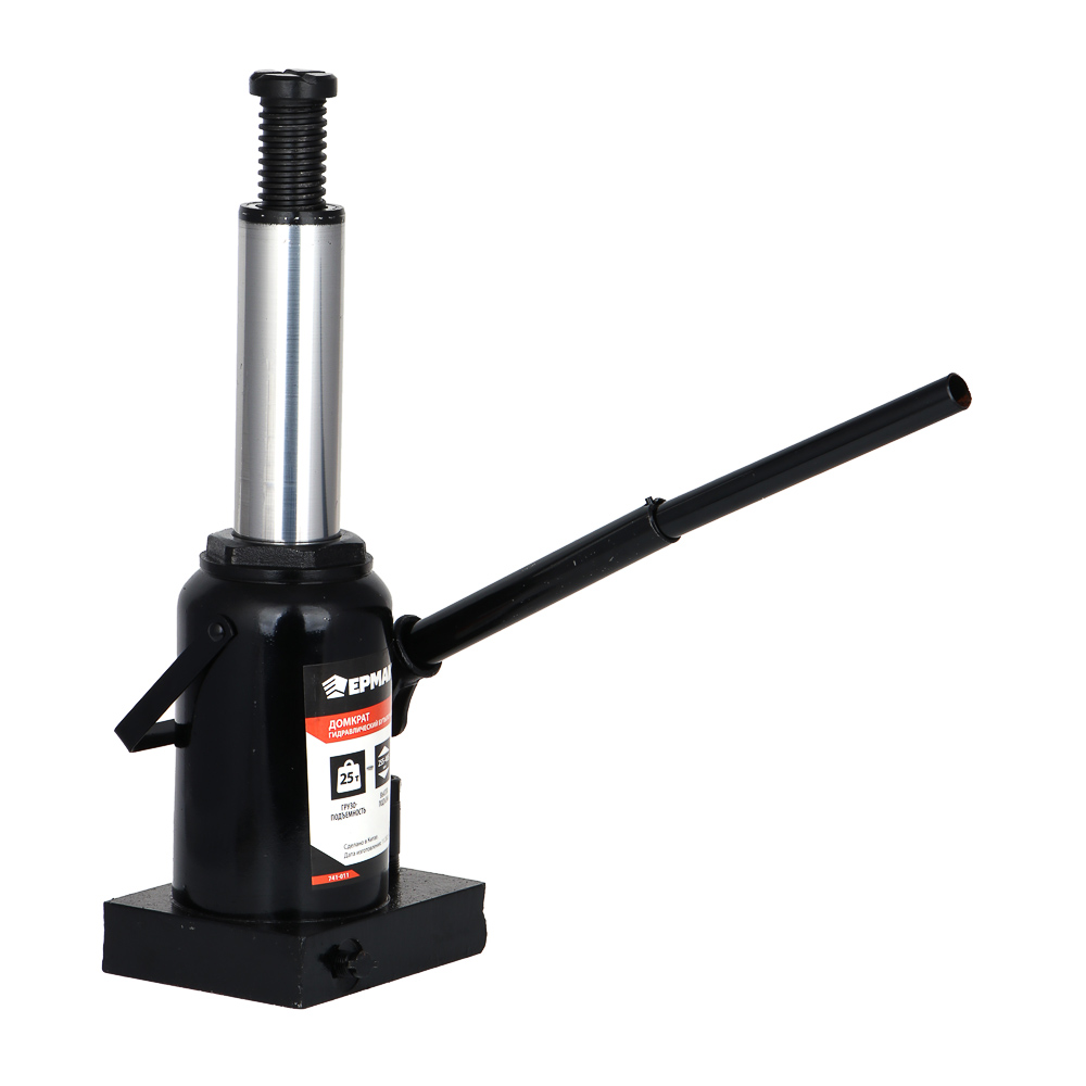 ERMAK Hydraulic bottle jack, 25 t, lift h 255-485 mm