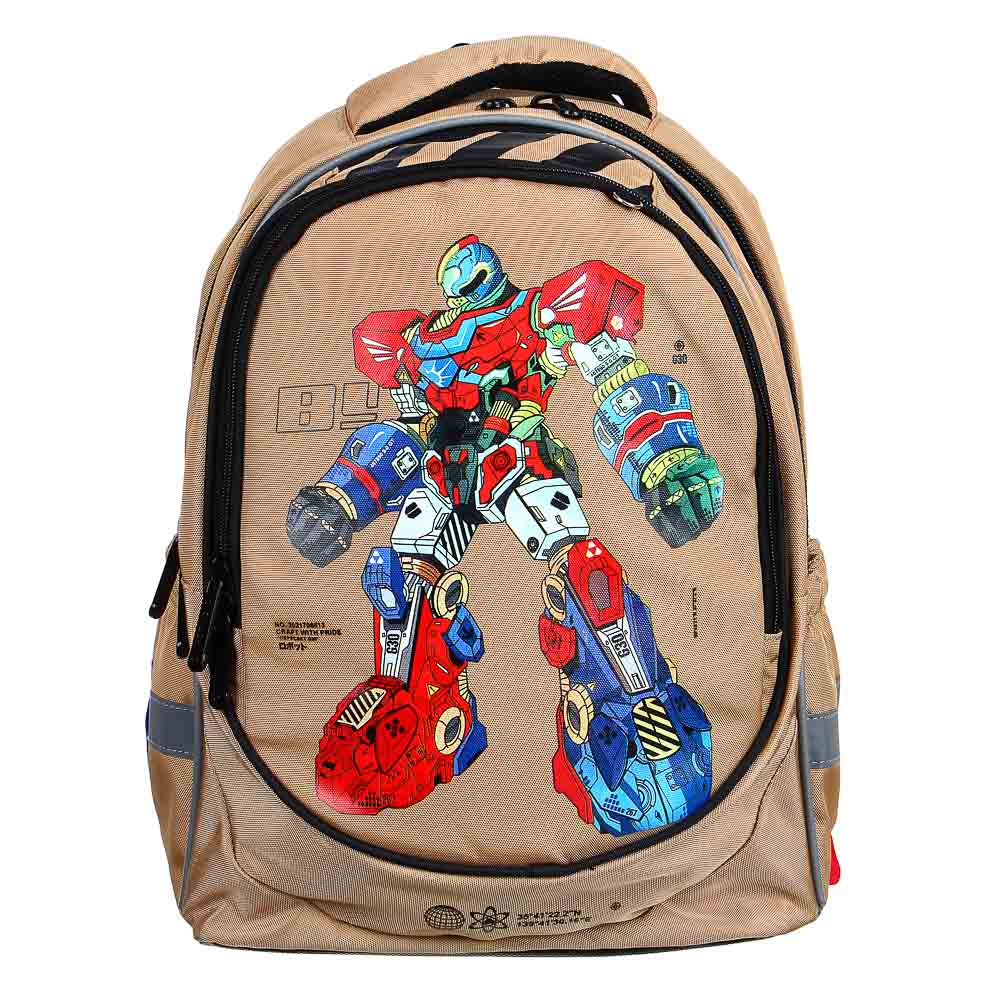 BY PERESVET Backpack, semi-rigid, 37x28x14cm, 3 compartments, 2 pockets, ergonal back, chest strap, PE