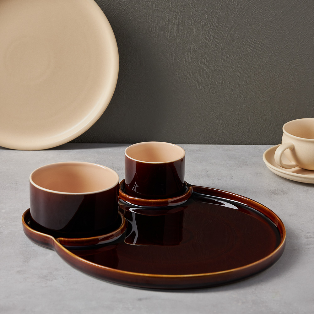 MILLIMI Менажница, 28,5х7,5см, фарфор