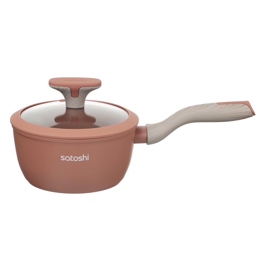 SATOSHI Combello Ladle 1.3l, d16cm, with lid, non-stick coating, induction