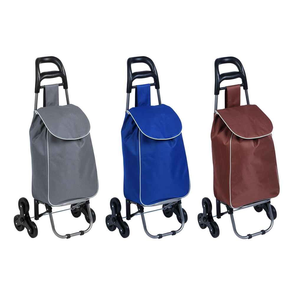 VETTA Trolley + bag, with wheels for climbing stairs, up to 30kg, canvas, bag 53x31x18.5cm