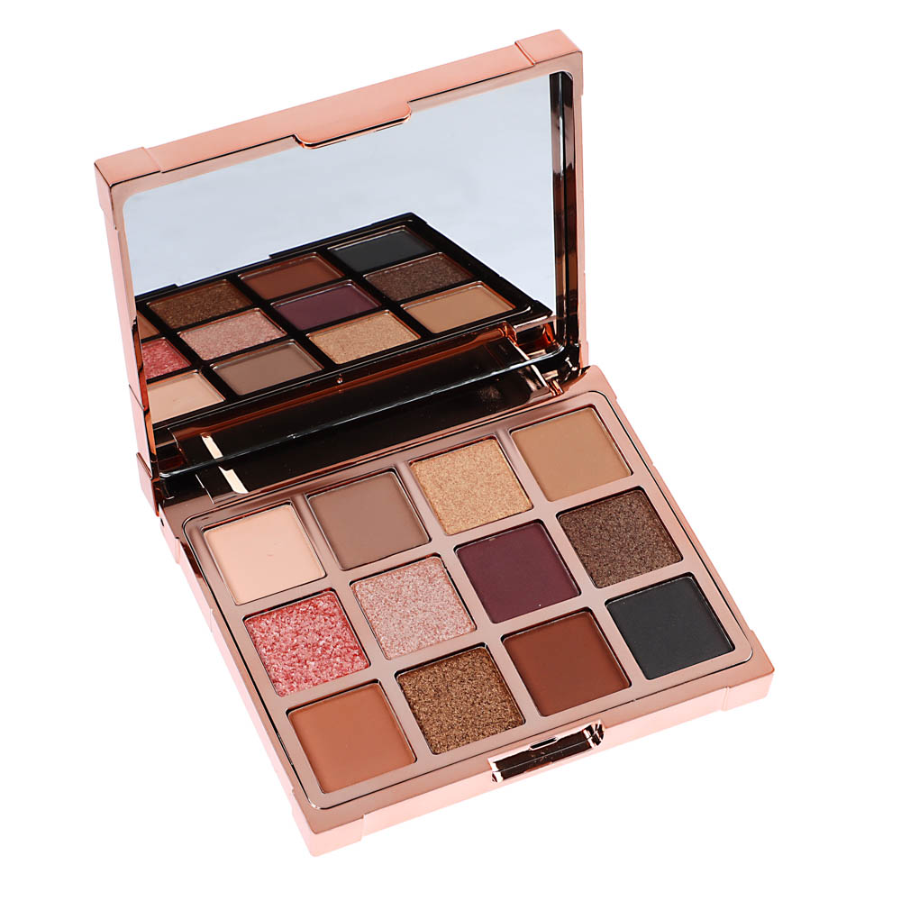 UNILOOK Rose Gold Eyeshadow palette 12 pcs, 14 g, PR-21
