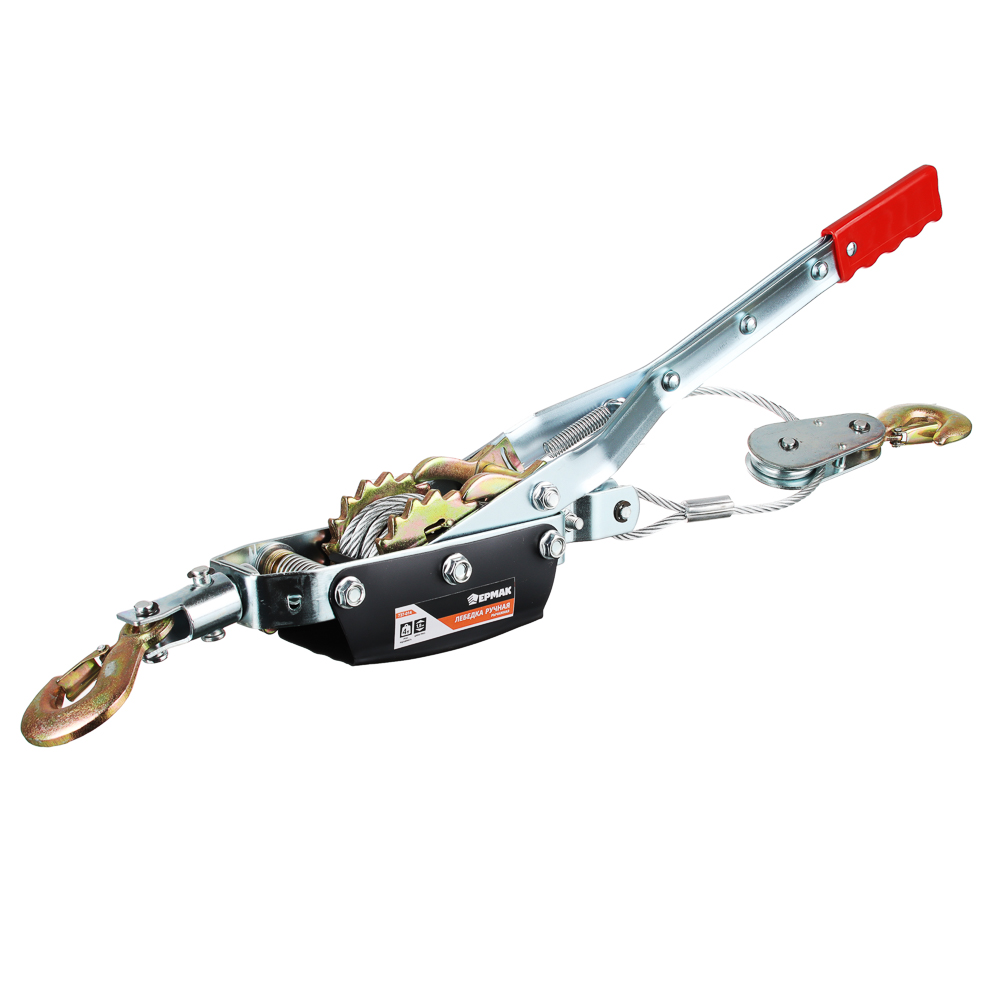 ERMAK Manual lever winch 4t, cable length 1.8m