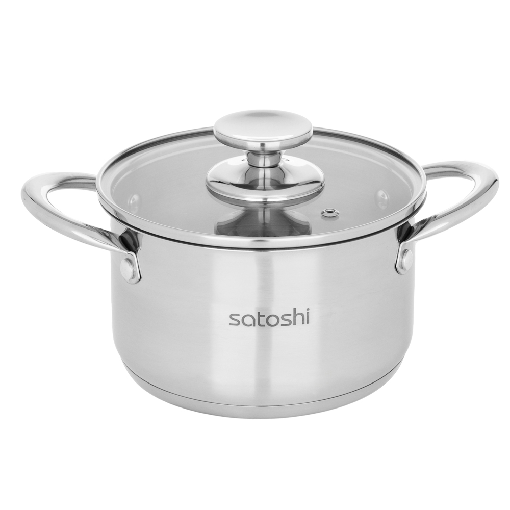 SATOSHI Asti Pan 16x9.5cm. 1.9l. from glass lid, induction